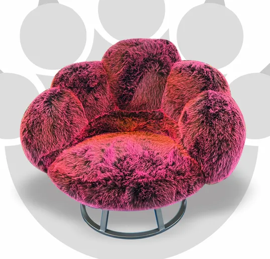 كرسي دوار على شكل مخلب دب ,Bear claw swivel chair