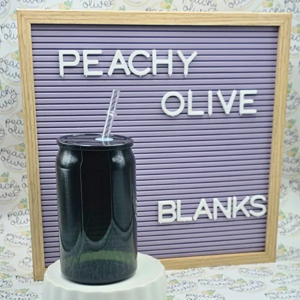 16oz Colored Acrylic Plastic blank