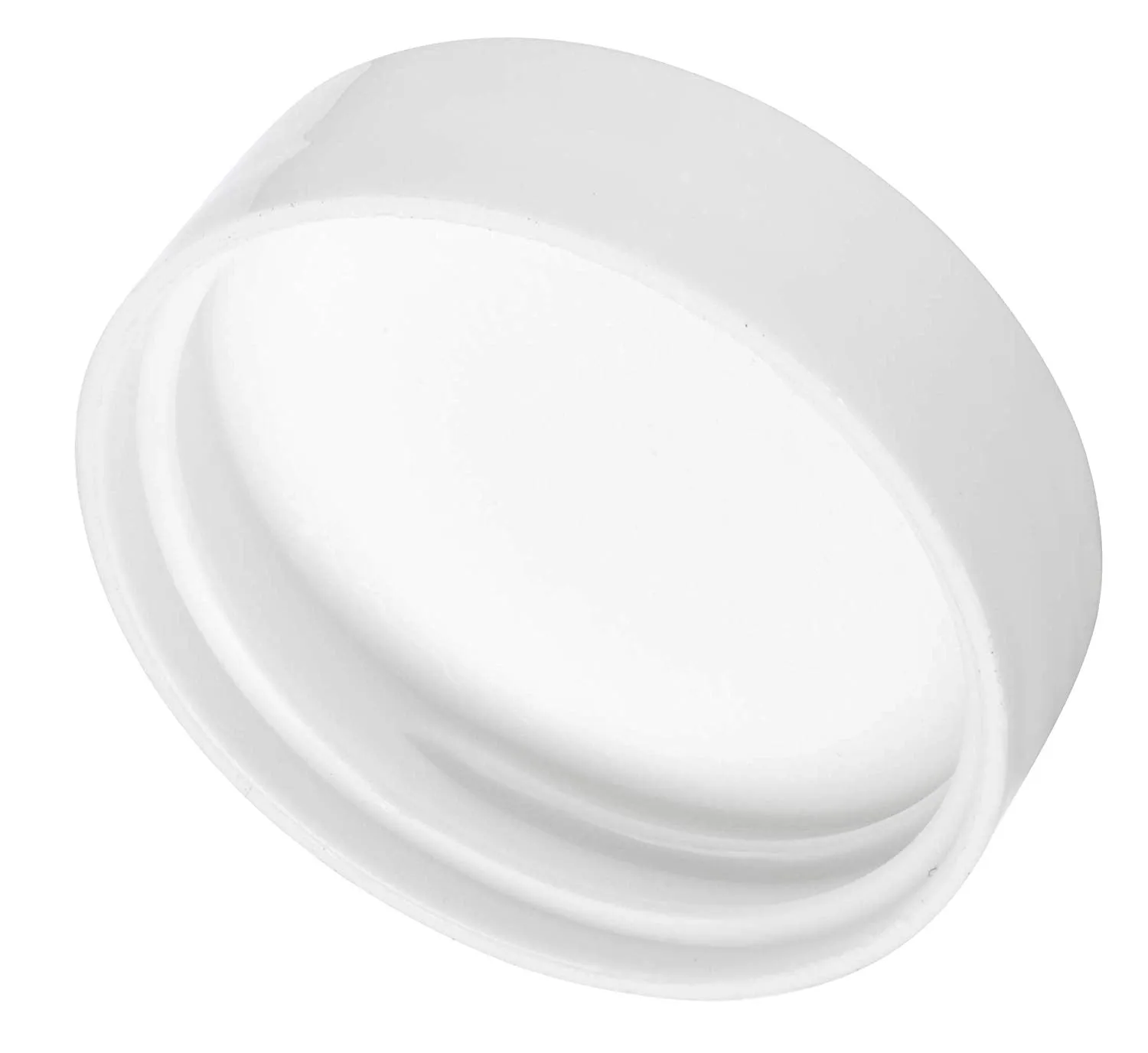 .17 oz / 5 ml Frosted Clear Glass Balm Jar with White Foam Lined Lid (12 Pack)