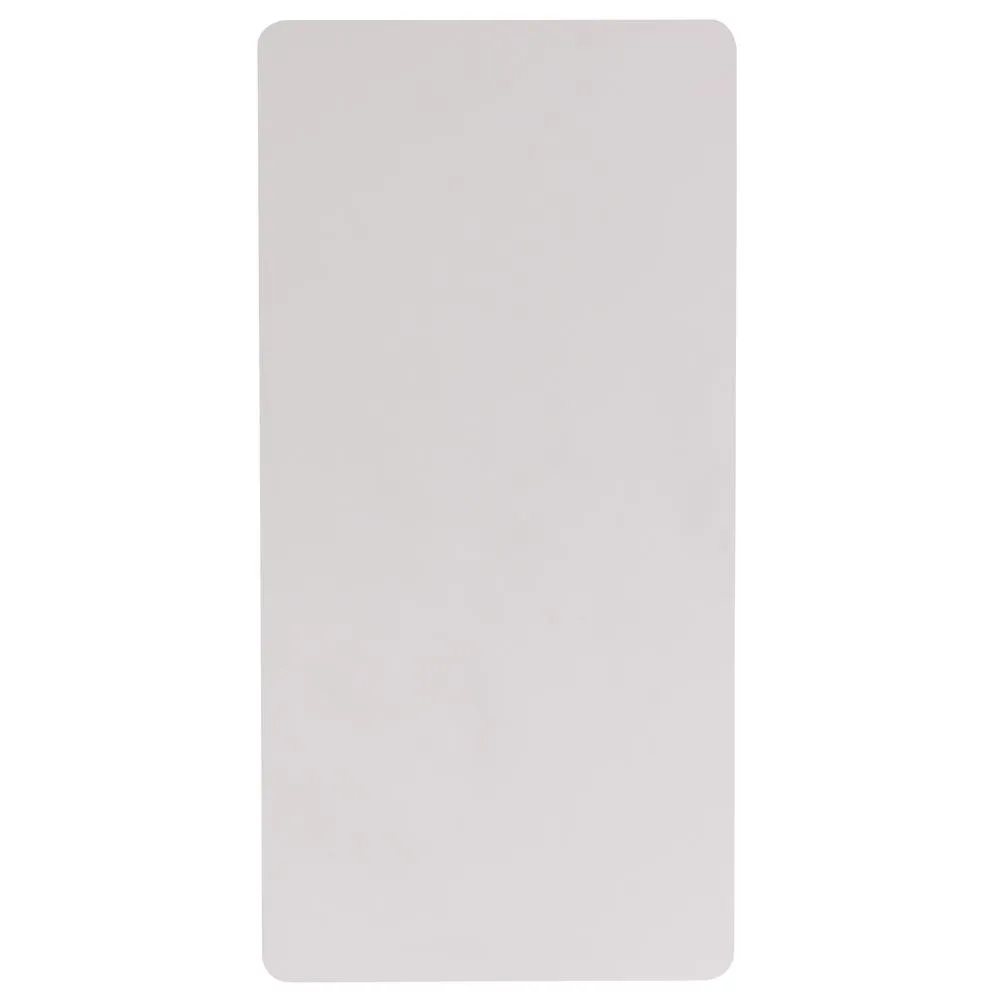 4-Foot Granite In White Plastic Folding Table By Flash Furniture