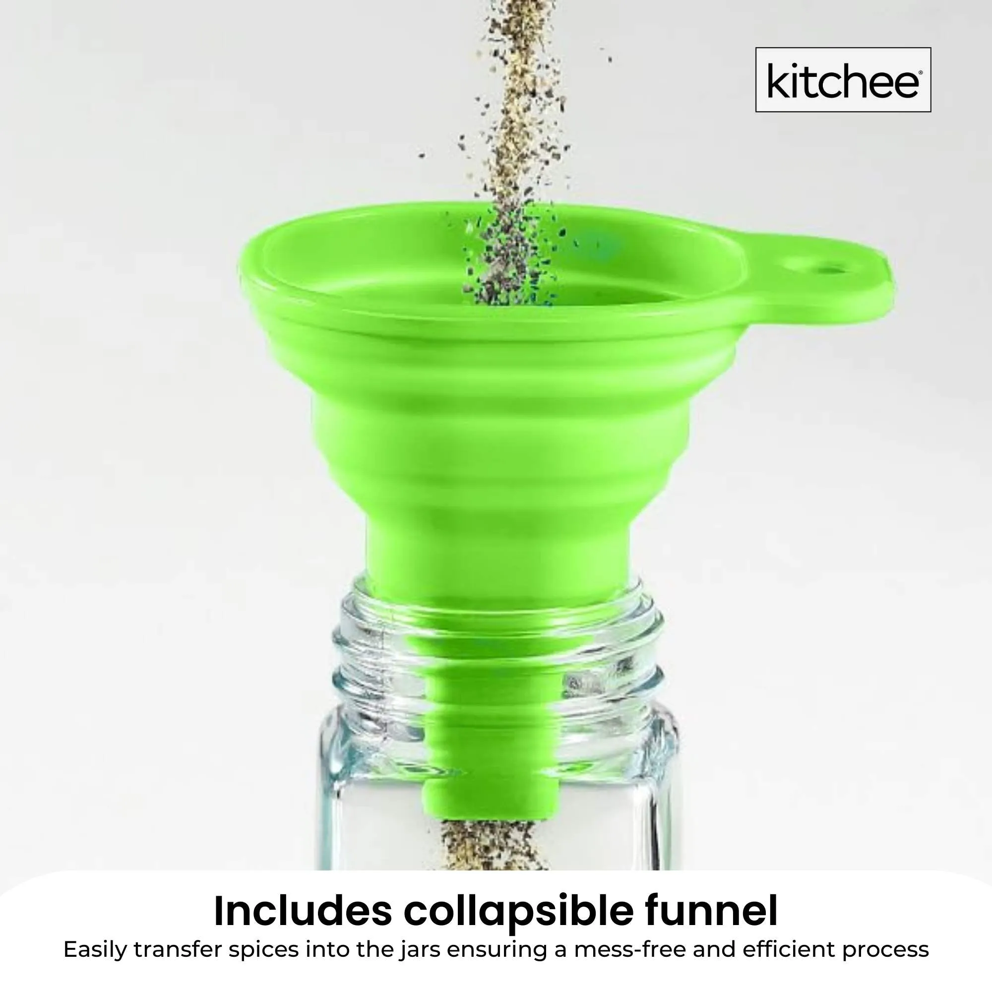 4-Tier Metal Spice Rack | Kitchen Pantry Herb Storage Organiser