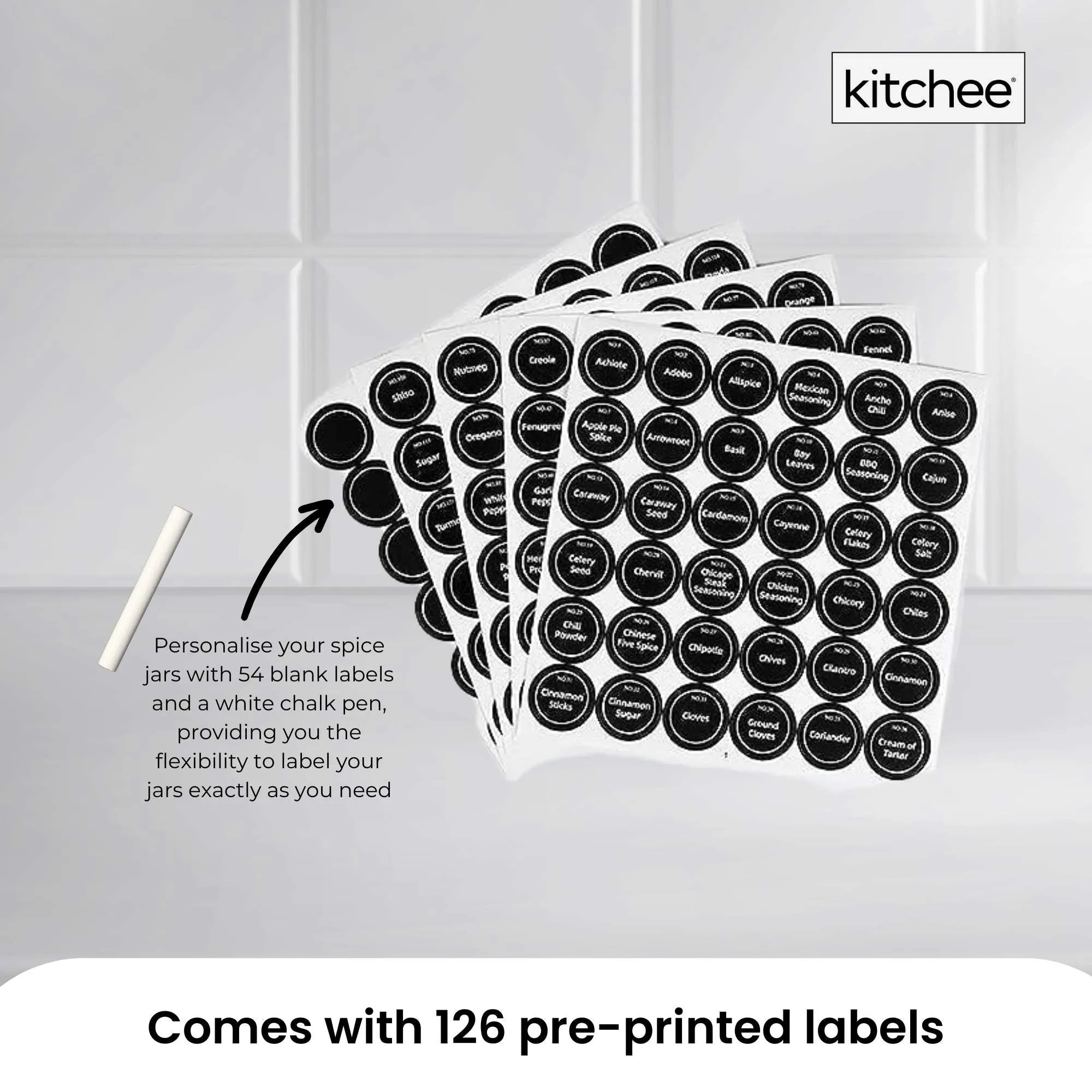 4-Tier Metal Spice Rack | Kitchen Pantry Herb Storage Organiser