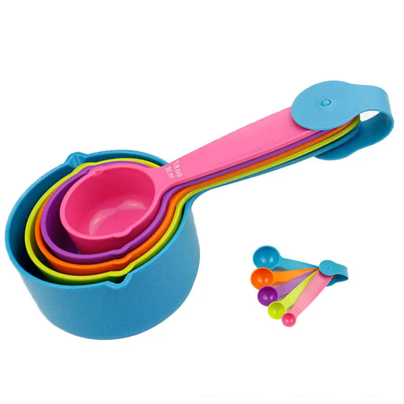 5 Pieces Measuring Cups/set   6 Pieces Measuring Spoons /set Food Grade
