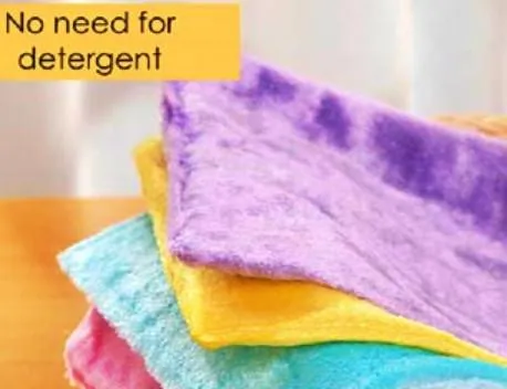 5 Pieces of Bamboo Fiber Magic Cleaning Cloth