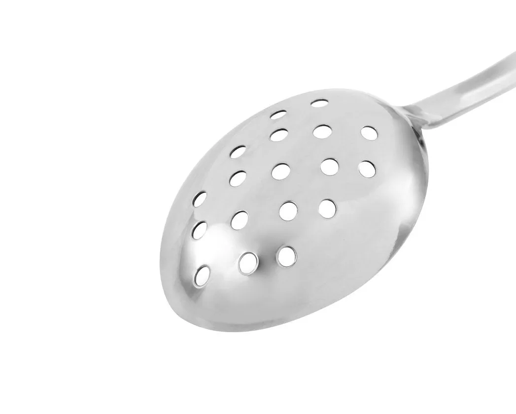 523-9086, MS S/Steel Slotted Spoon-Grey