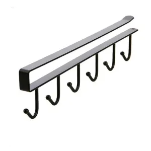 6 Hook Mug Holder for Kitchen Cabinet Storage