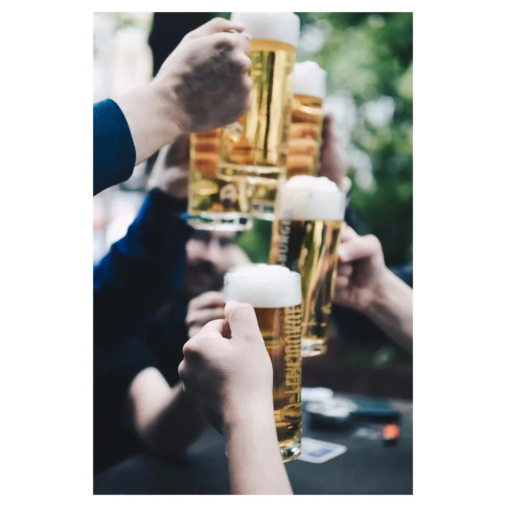 6 Pack Plastic Beer Mugs Drinking Party Cups 26oz Handle Glasses Bar Picnic Gift