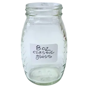 8 oz Glass Classic Honey Jar