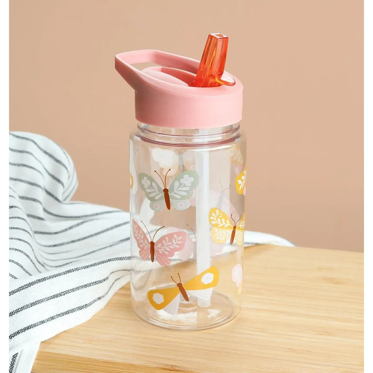 A Little Lovely Company Drink Bottle: Butterflies
