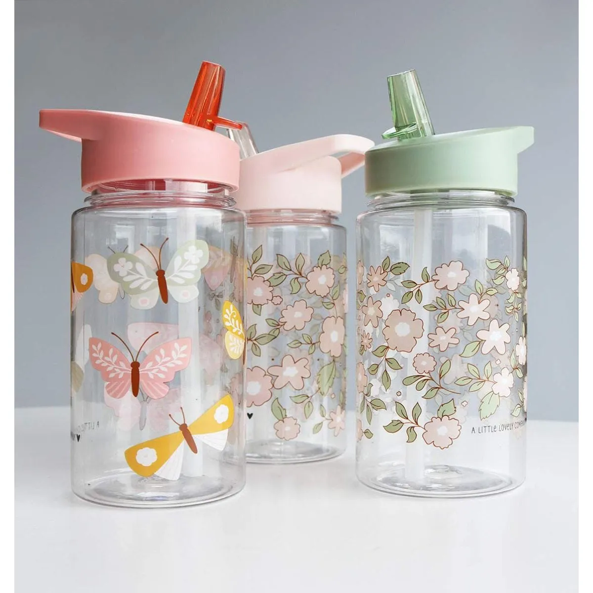 A Little Lovely Company Drink Bottle: Butterflies