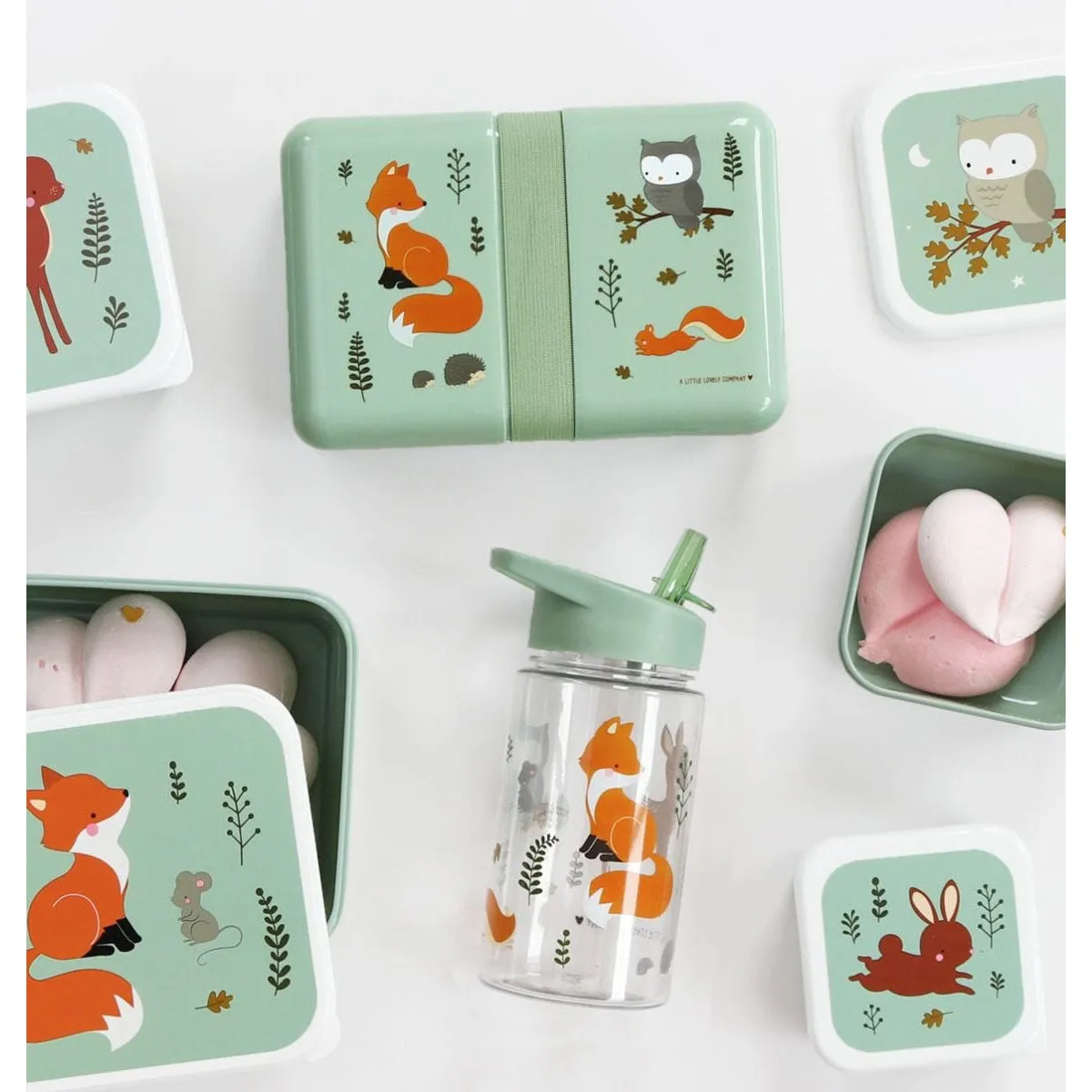 A Little Lovely Company Drink Bottle: Forest Friends
