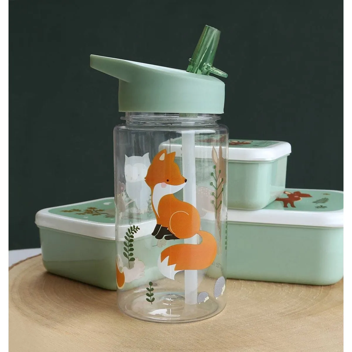 A Little Lovely Company Drink Bottle: Forest Friends