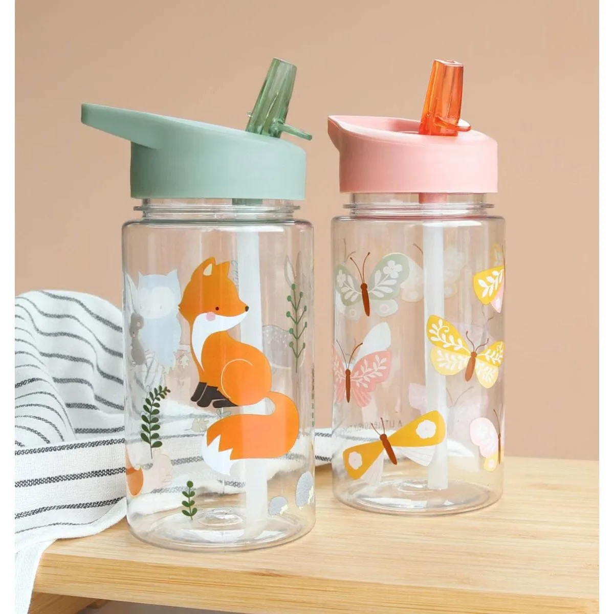 A Little Lovely Company Drink Bottle: Forest Friends