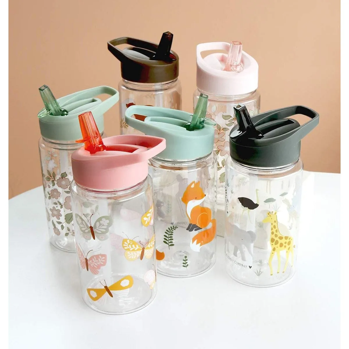 A Little Lovely Company Drink Bottle: Forest Friends