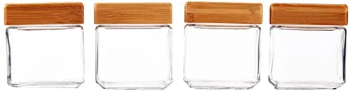 Anchor Hocking: High-Quality Clear Glass Stackable Jars