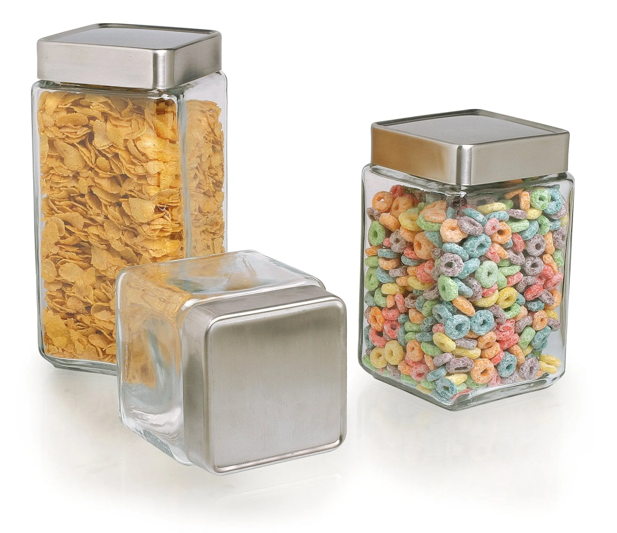 Anchor Hocking: High-Quality Clear Glass Stackable Jars