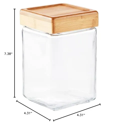 Anchor Hocking: High-Quality Clear Glass Stackable Jars