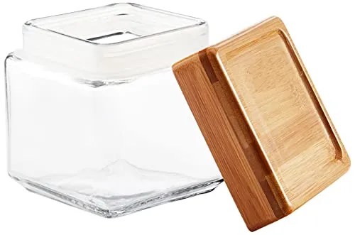 Anchor Hocking: High-Quality Clear Glass Stackable Jars