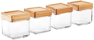 Anchor Hocking: High-Quality Clear Glass Stackable Jars