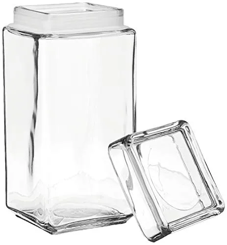 Anchor Hocking: High-Quality Clear Glass Stackable Jars