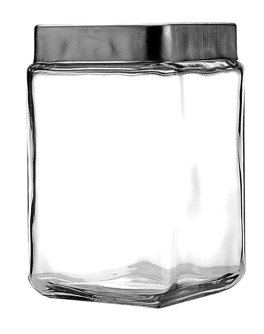 Anchor Hocking: High-Quality Clear Glass Stackable Jars