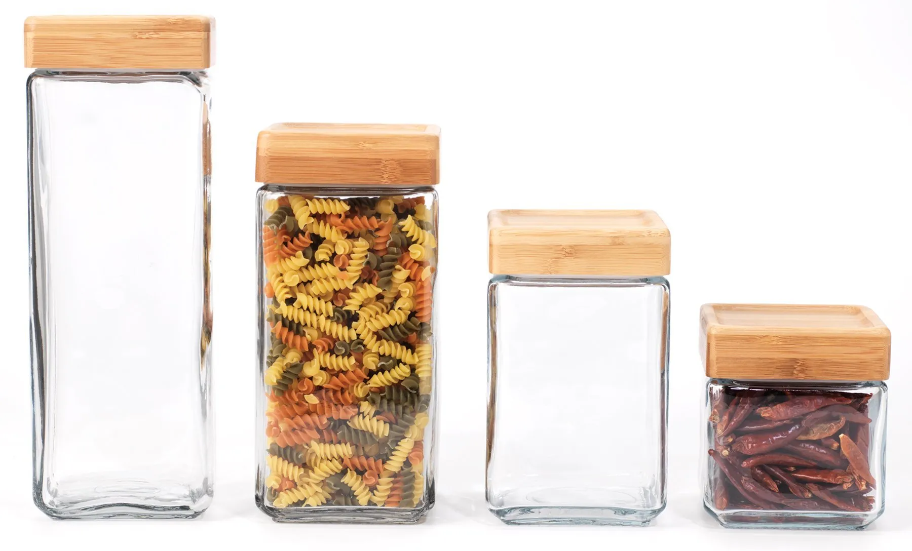 Anchor Hocking: High-Quality Clear Glass Stackable Jars