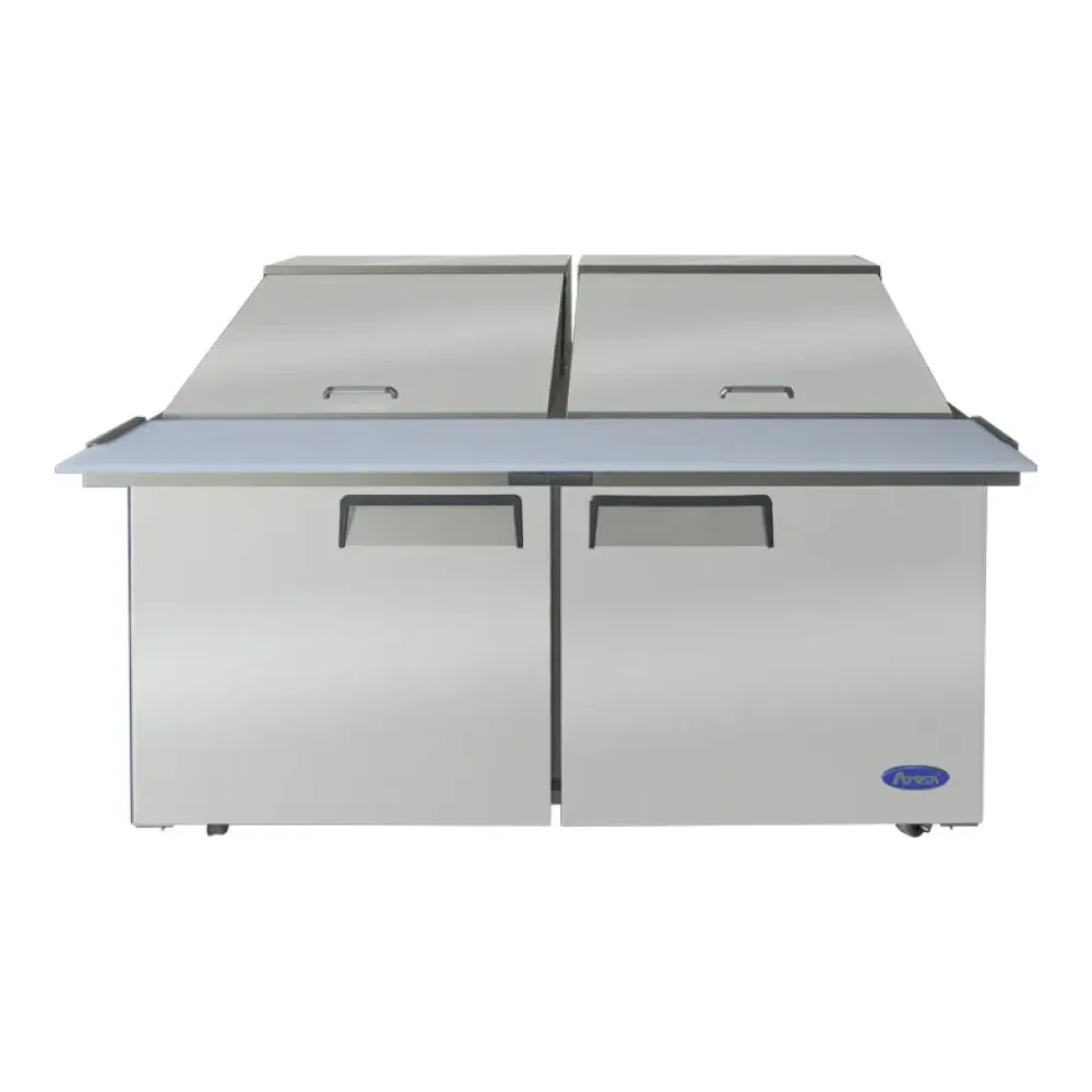 Atosa MSF8307GR 60.2" Mega Top Sandwich Prep Table, 24 Pans 17.2 Cu.Ft