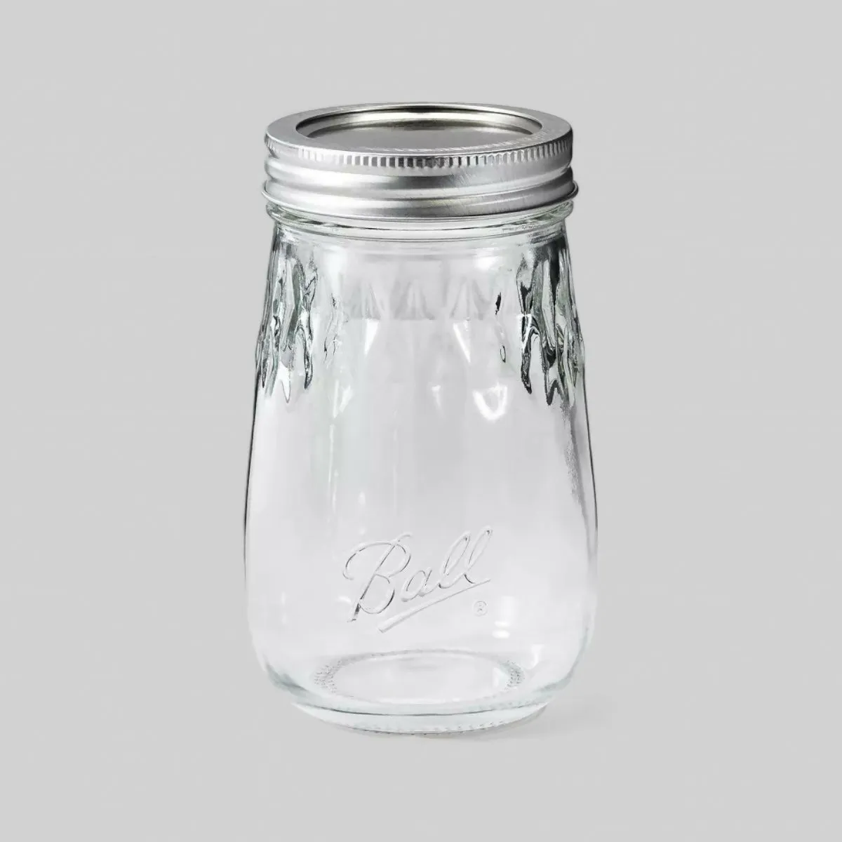 Ball 16oz Flute Glass Mason Jars | 3 Pack
