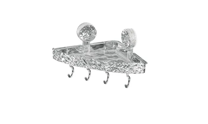 Bathroom Suction Cup Triangle Storage Rack