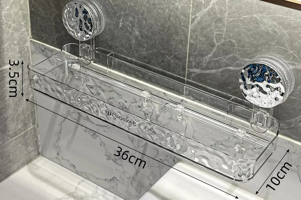Bathroom Suction Cup Triangle Storage Rack