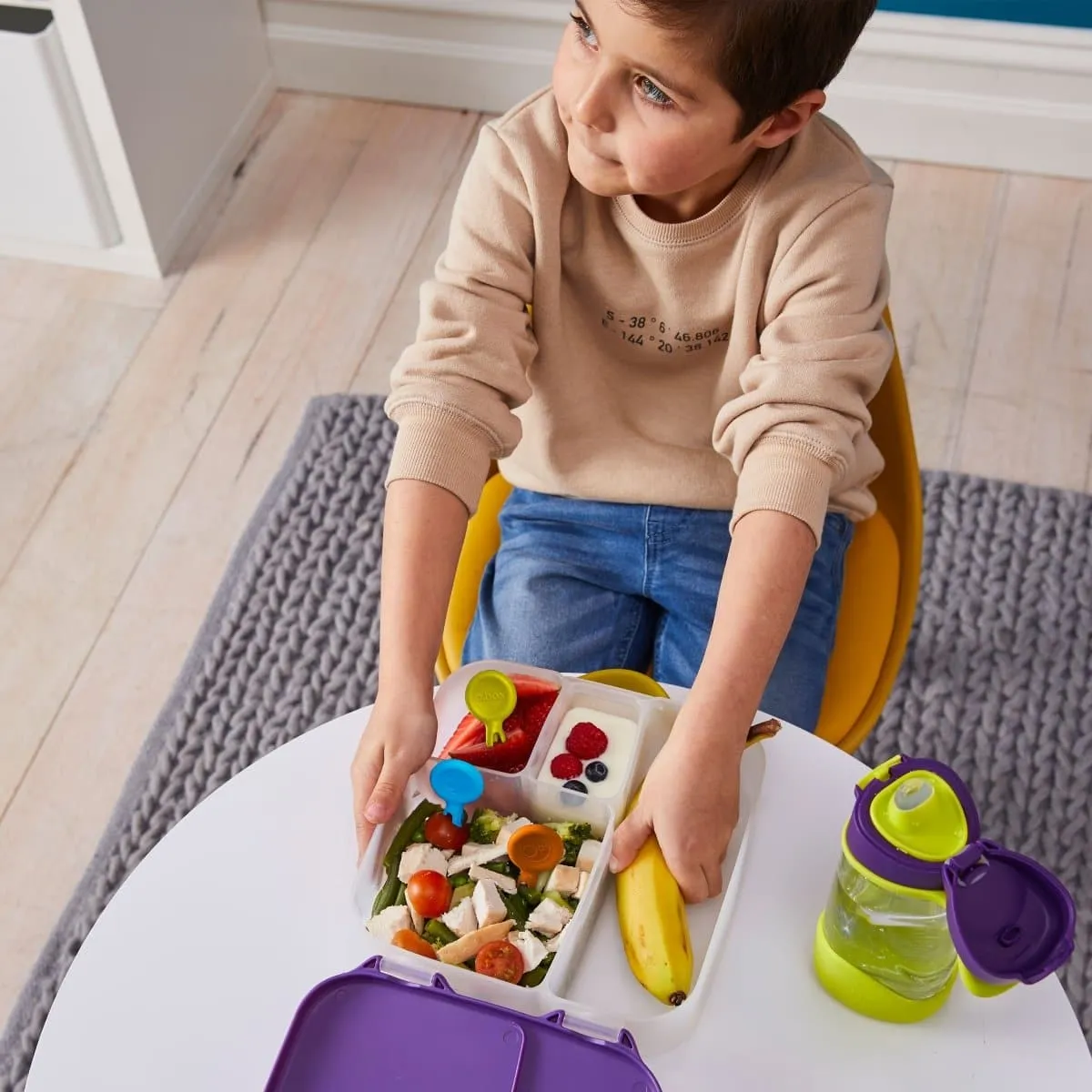 B.box Mini Fork Set- Pastel