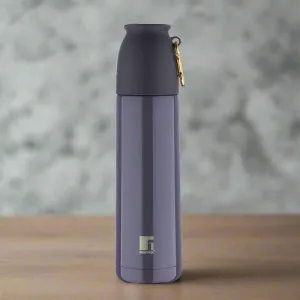 Bergner Walking Thermosteel Hot and Cold Flask (Grey) -500 ML