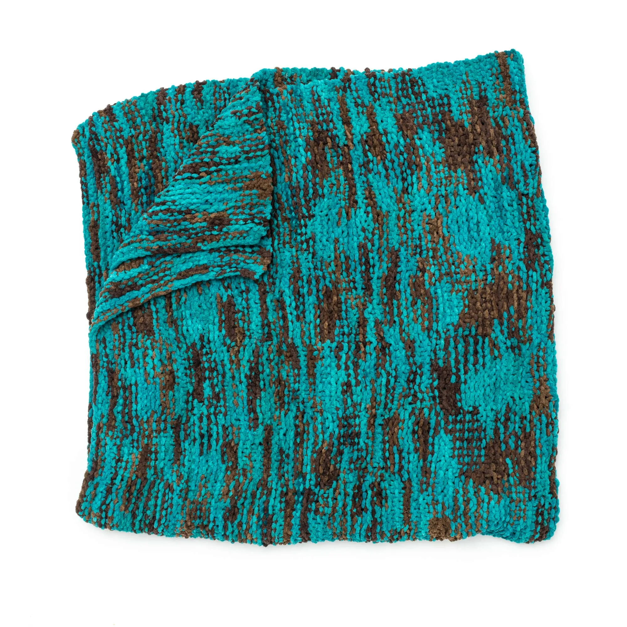 Bernat Basketweave Knit Blanket
