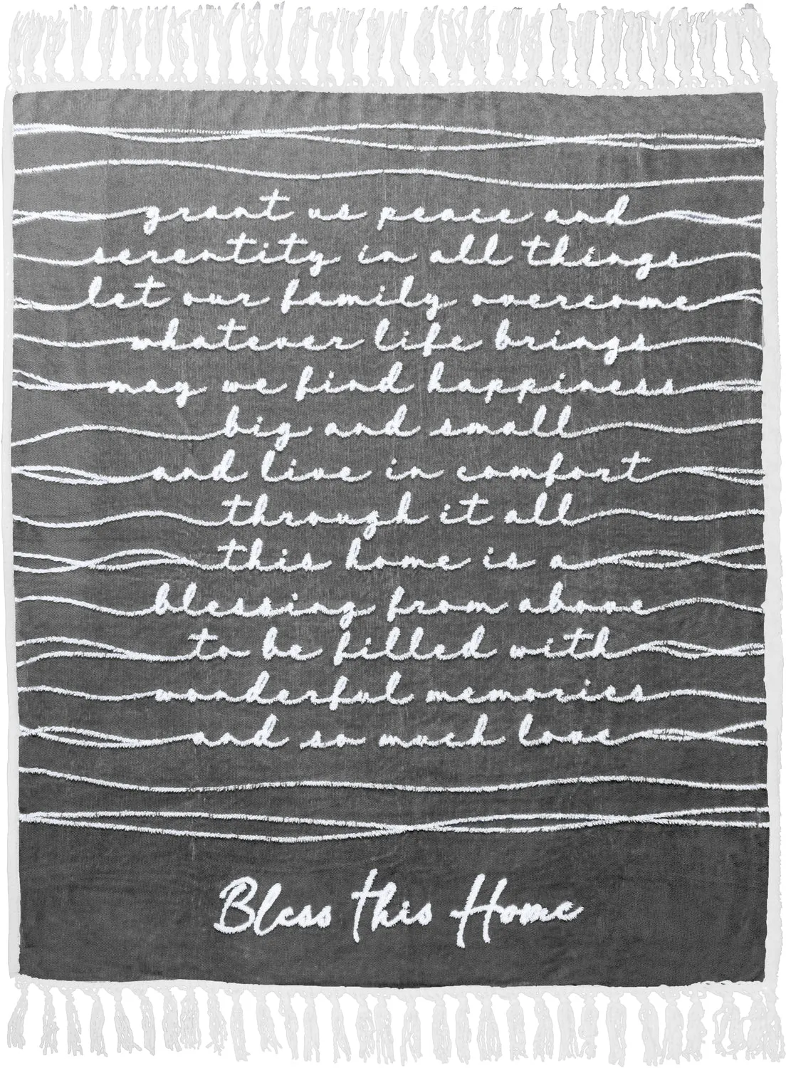 Bless This Home - 50" x 60" Inspirational Plush Blanket