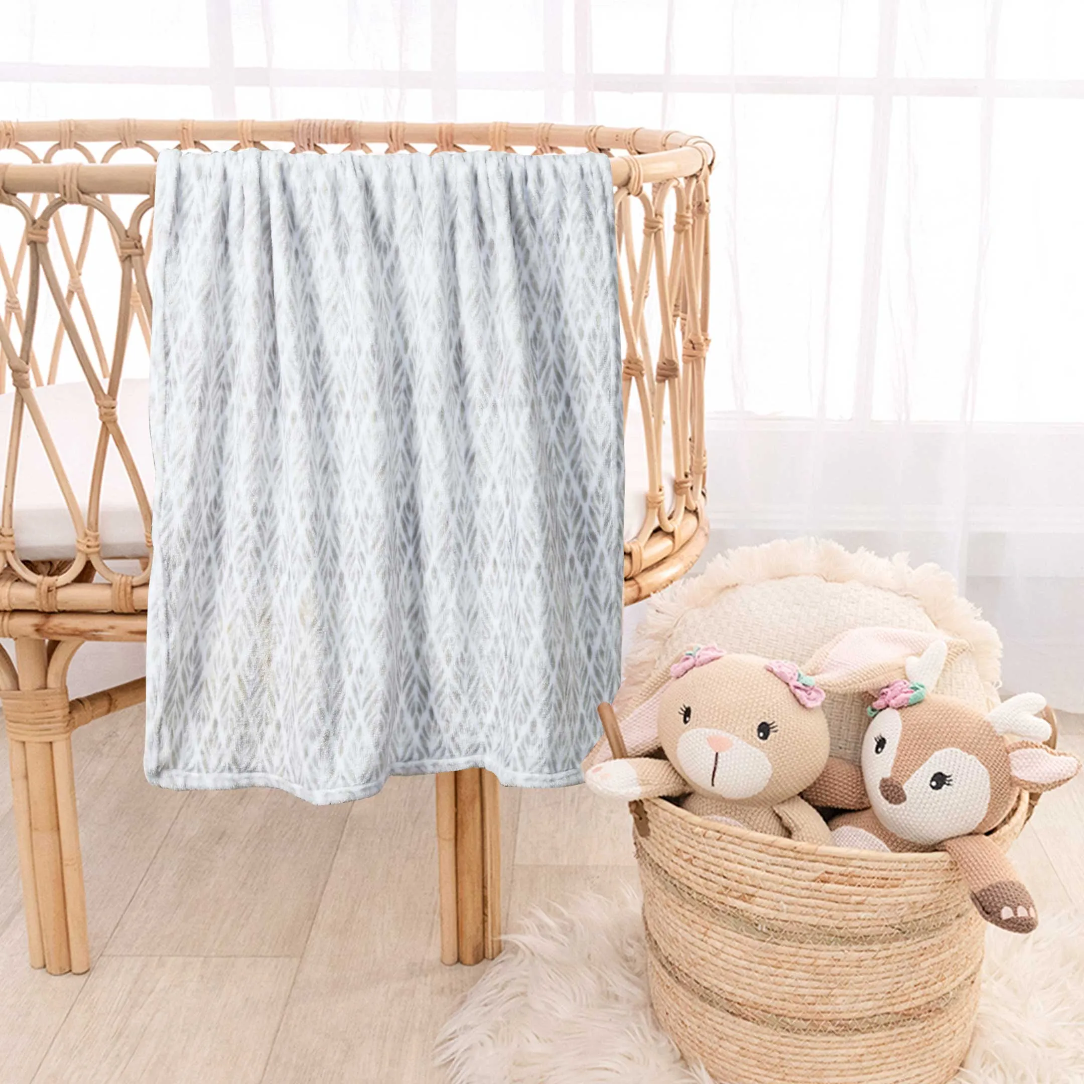 Brick Repeat Fleece Blanket