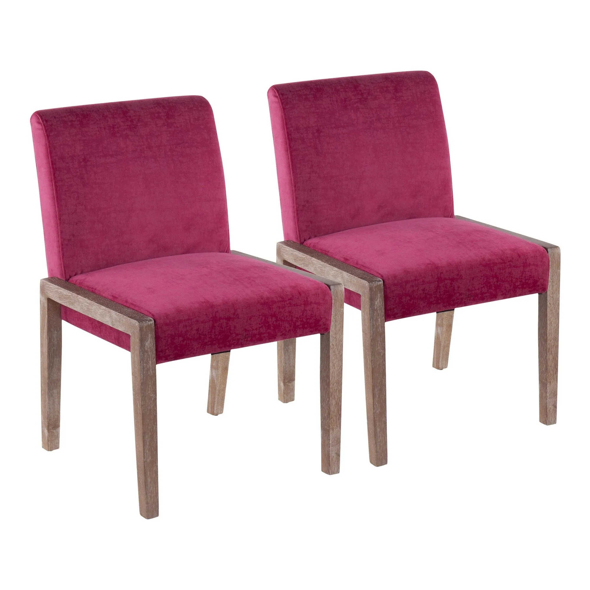 Carmen Chair - Set of 2 Blue By LumiSource - DC-CARMEN WWCVBU2