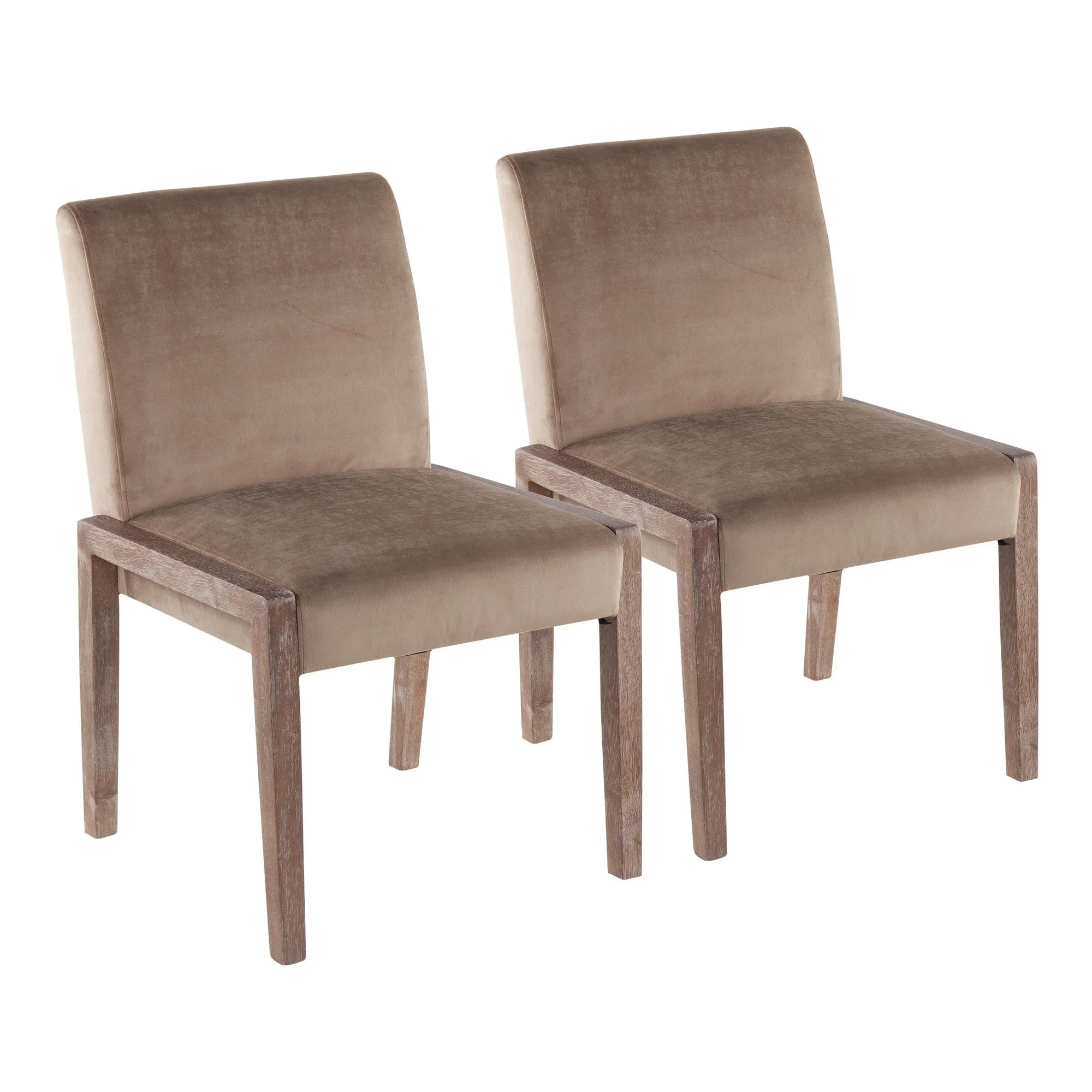 Carmen Chair - Set of 2 Blue By LumiSource - DC-CARMEN WWCVBU2