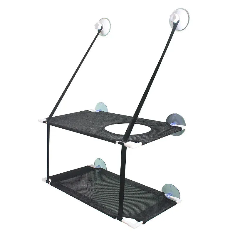 Cat Window Hammock – Sunny Seat with Suction Cup Mount