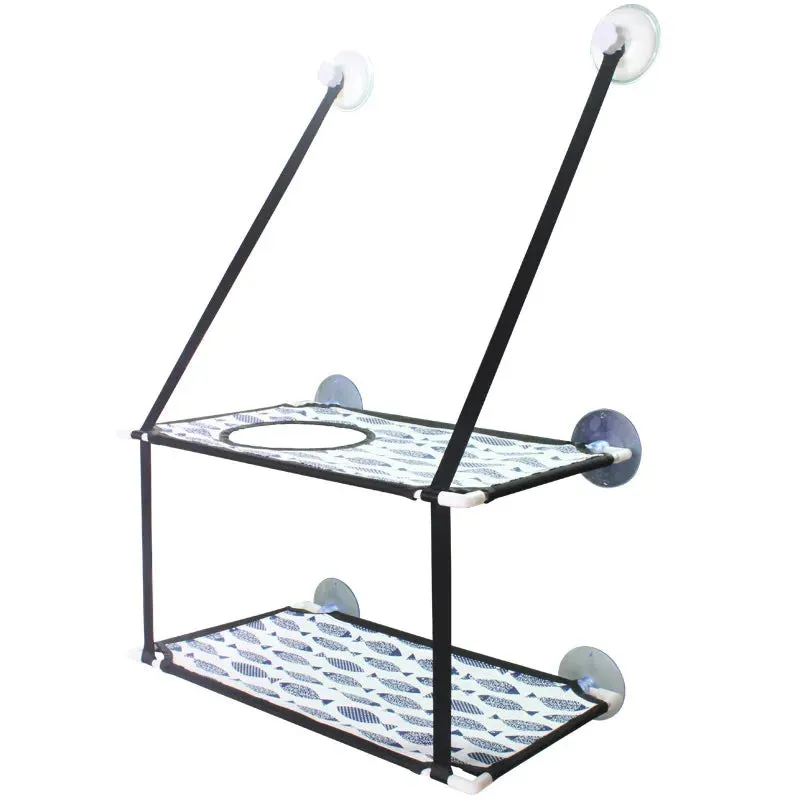 Cat Window Hammock – Sunny Seat with Suction Cup Mount