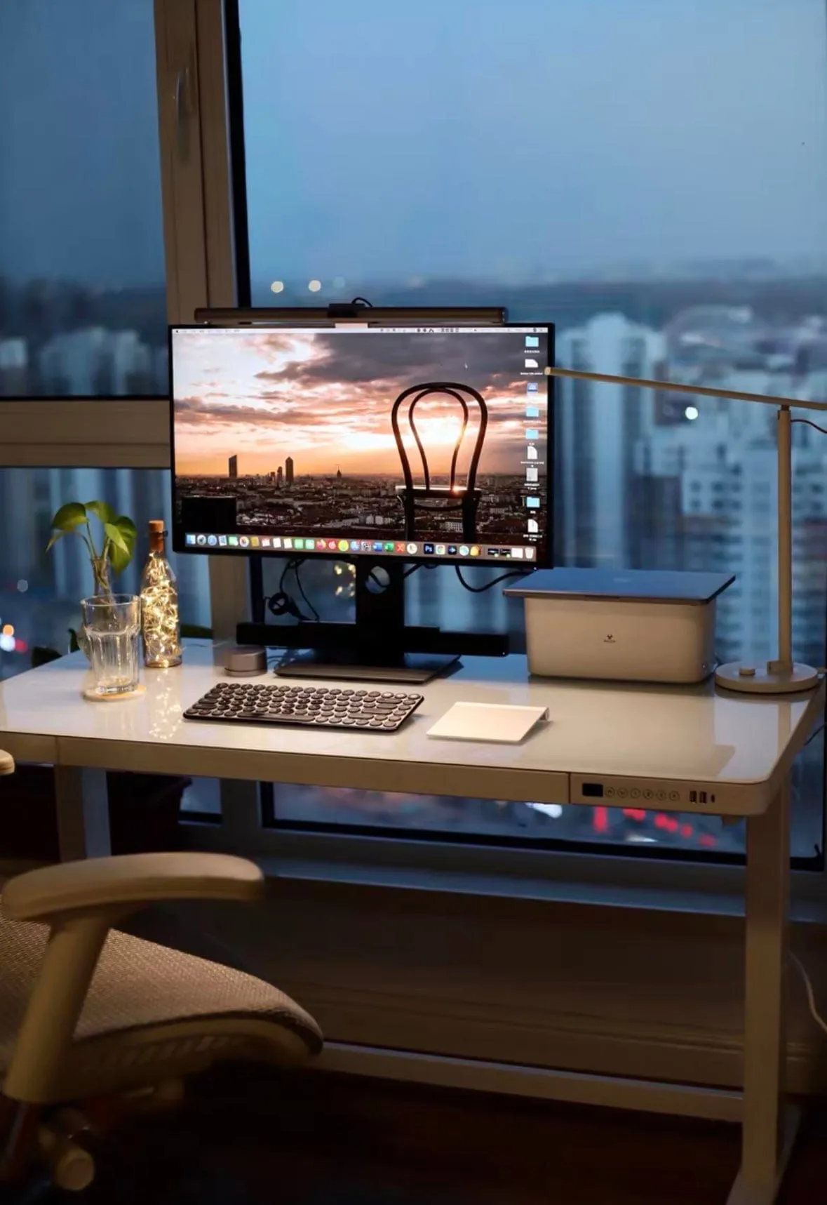 Caysen Electric Extendable Study Table
