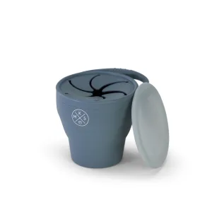 Collapsible Silicone Snack Cup - Charcoal