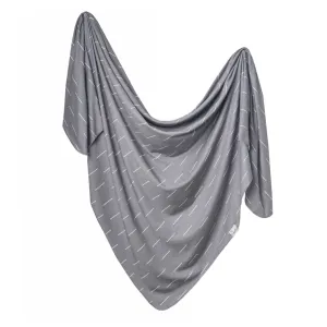 Copper Pearl Knit Swaddle Blanket / Dash