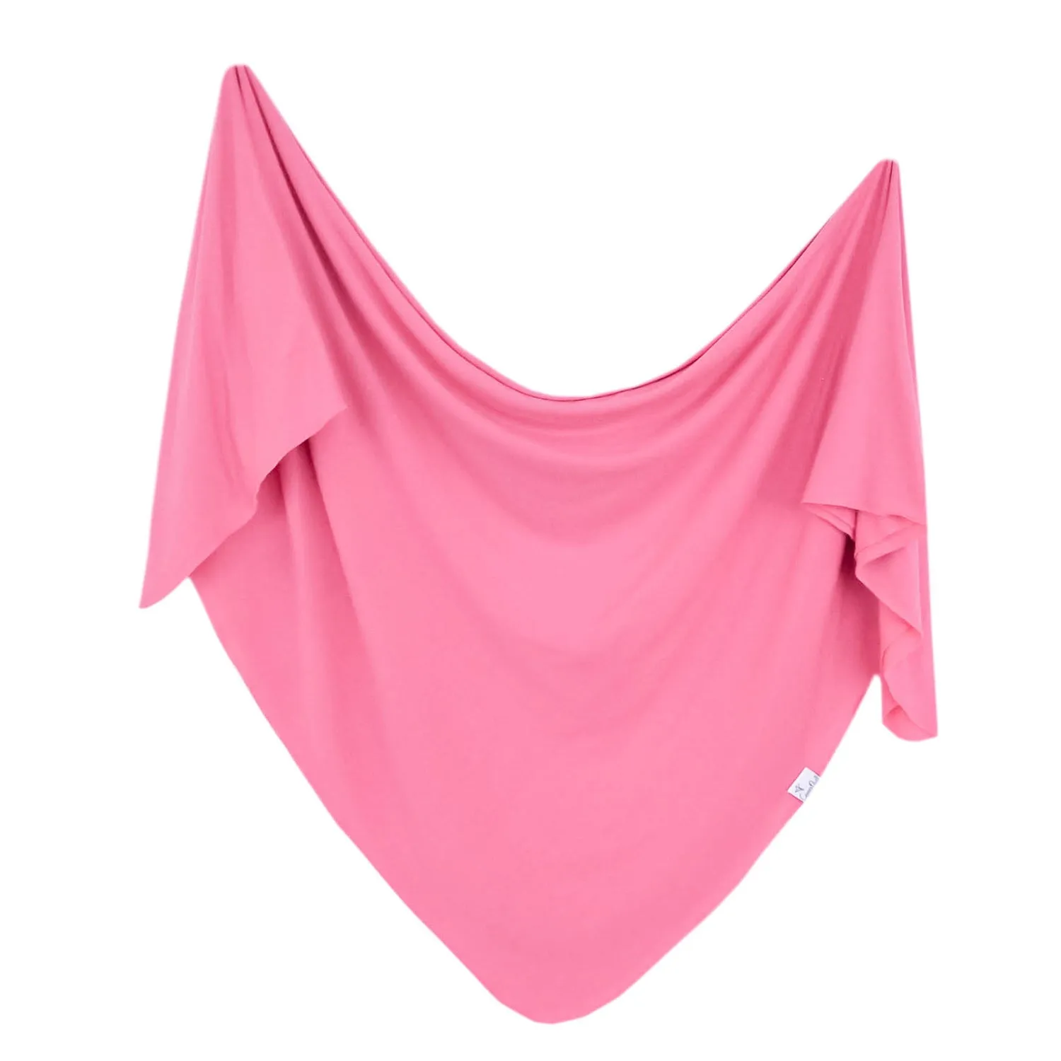 Copper Pearl Knit Swaddle Blanket / Flamingo