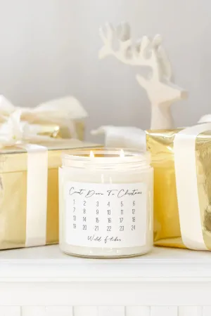 Count Down Double Wick Candle