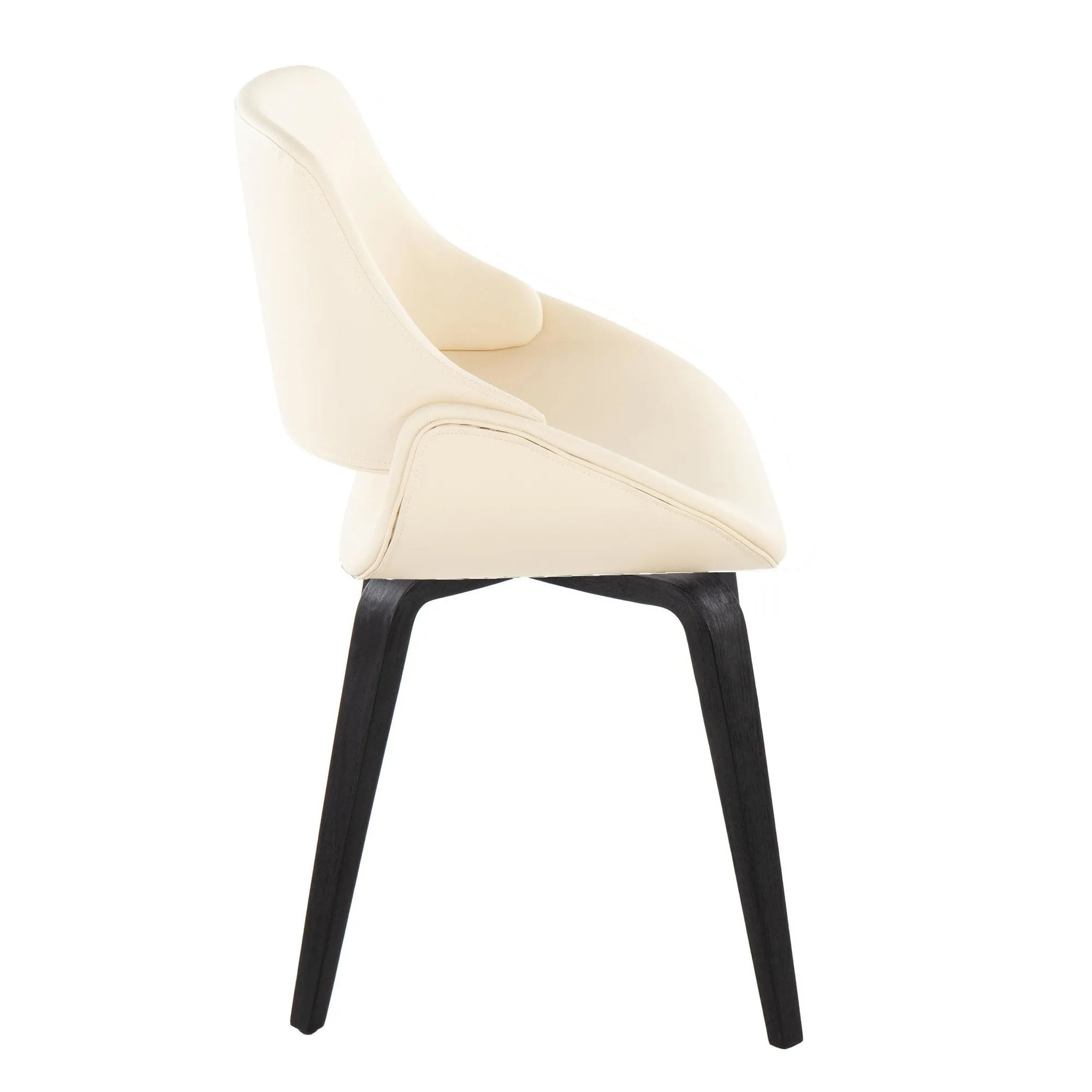 Fabrico Chair - Set of 2 Cream By LumiSource