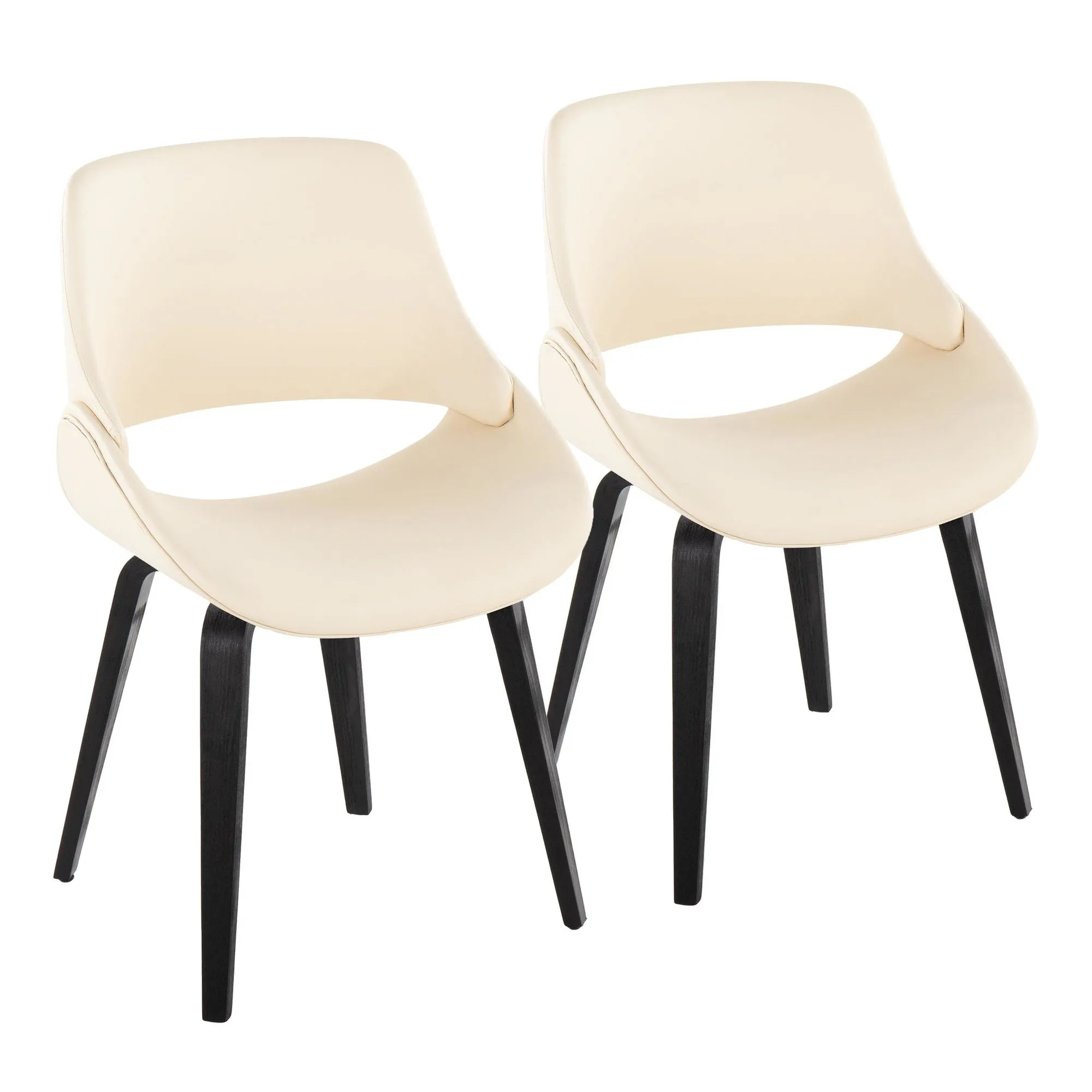 Fabrico Chair - Set of 2 Cream By LumiSource