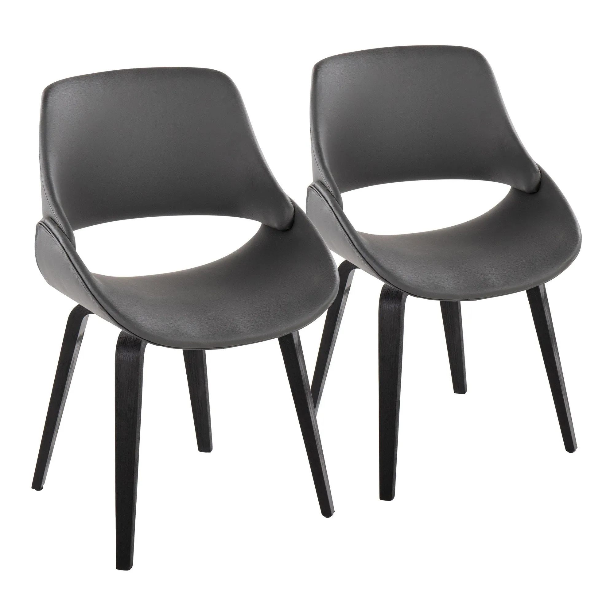 Fabrico Chair - Set of 2 Cream By LumiSource