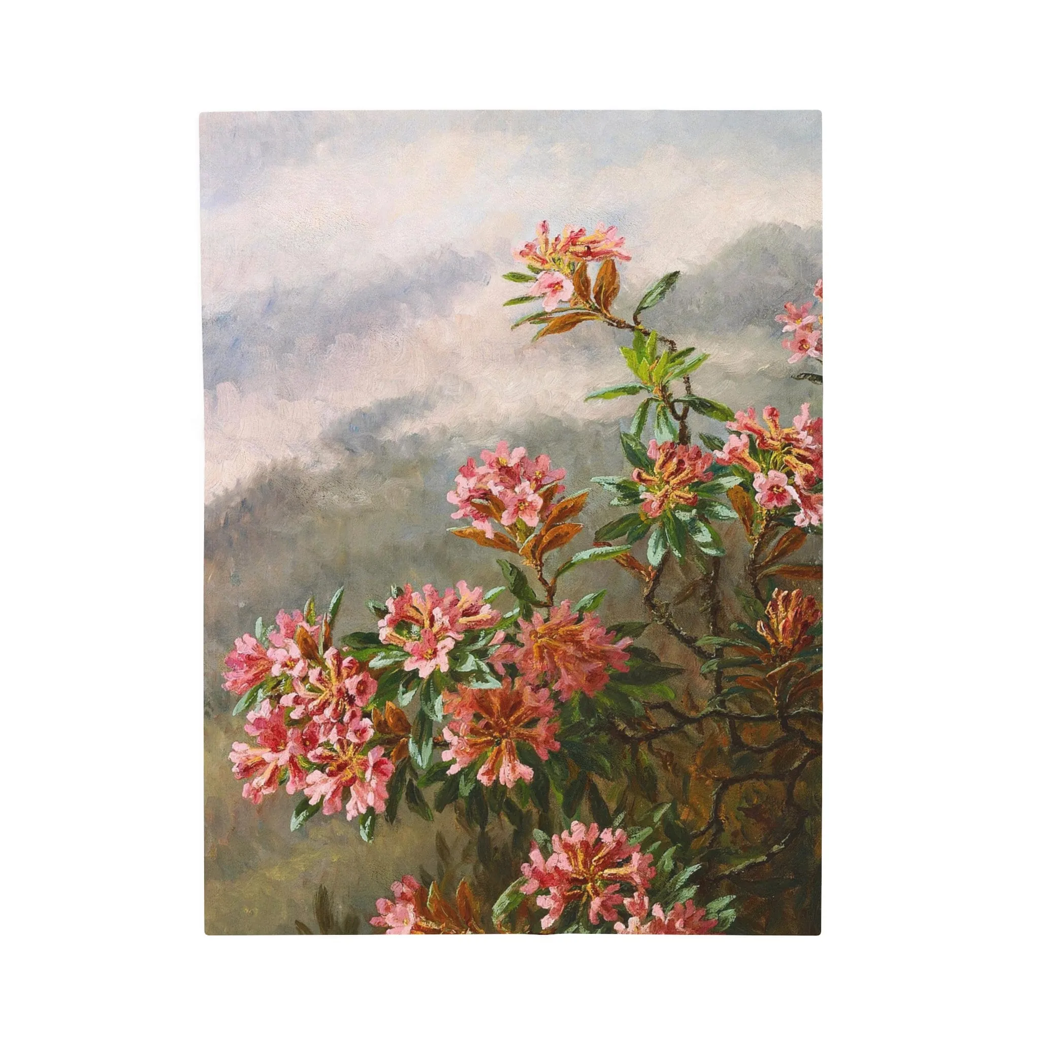 Fall Floral Velveteen Throw Blanket - Home Decor