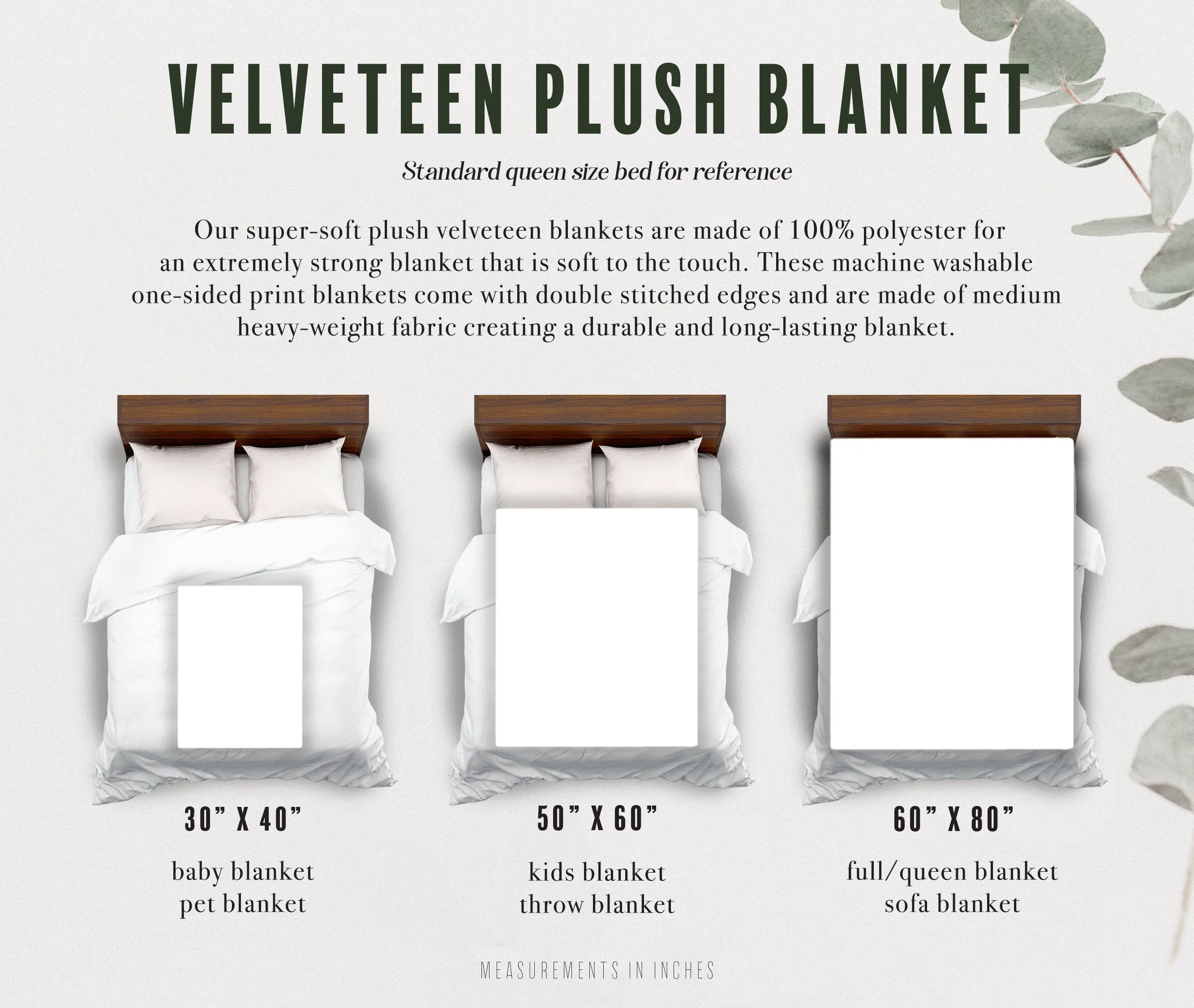 Fall Floral Velveteen Throw Blanket - Home Decor