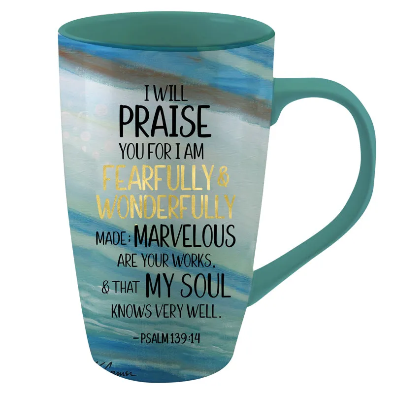 Fearfully and Wonderfully Made Latte Mug